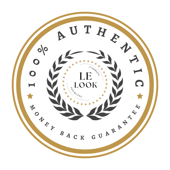 100% authentic money back guarantee badge