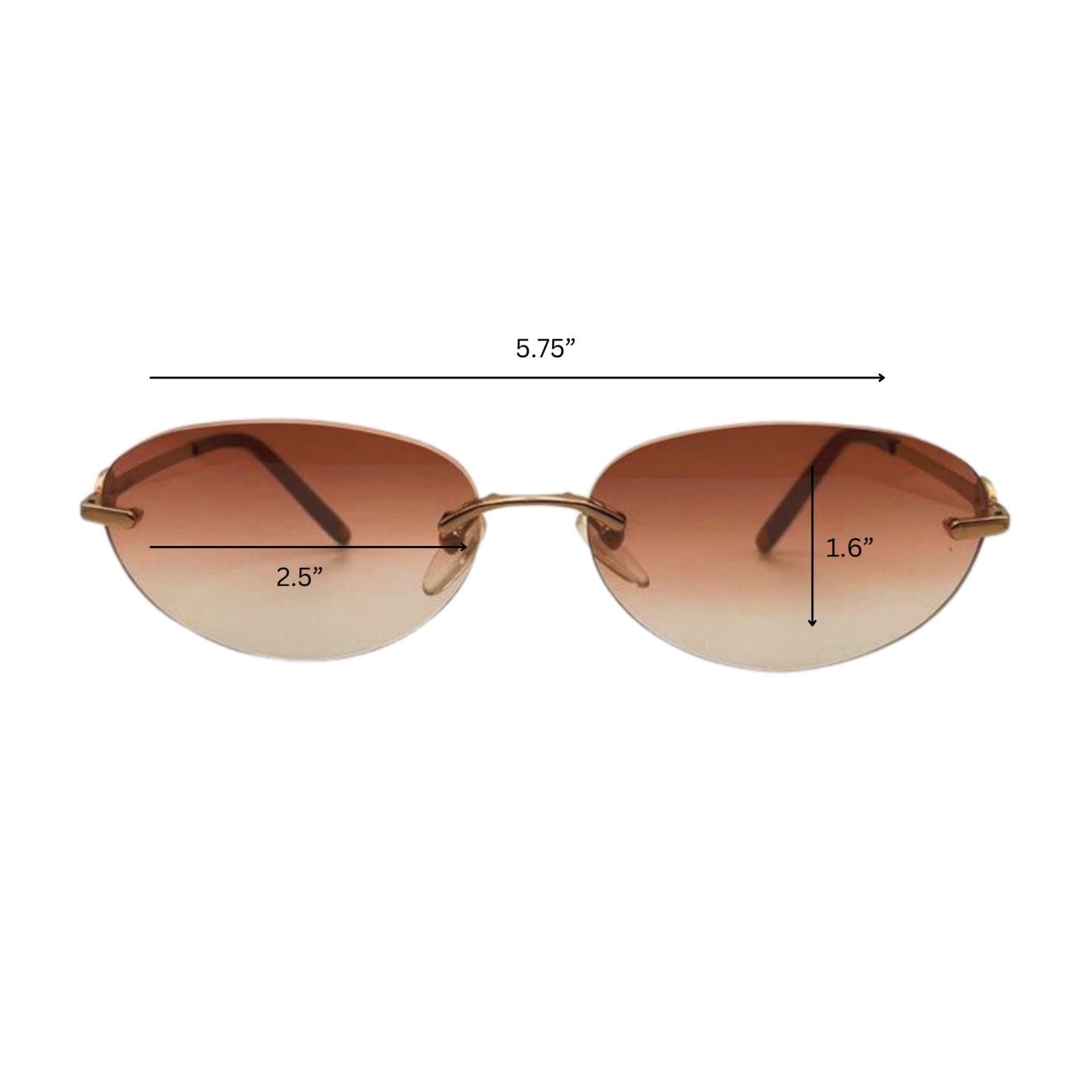 Celine Gold Triomphe Sunglasses - Le Look