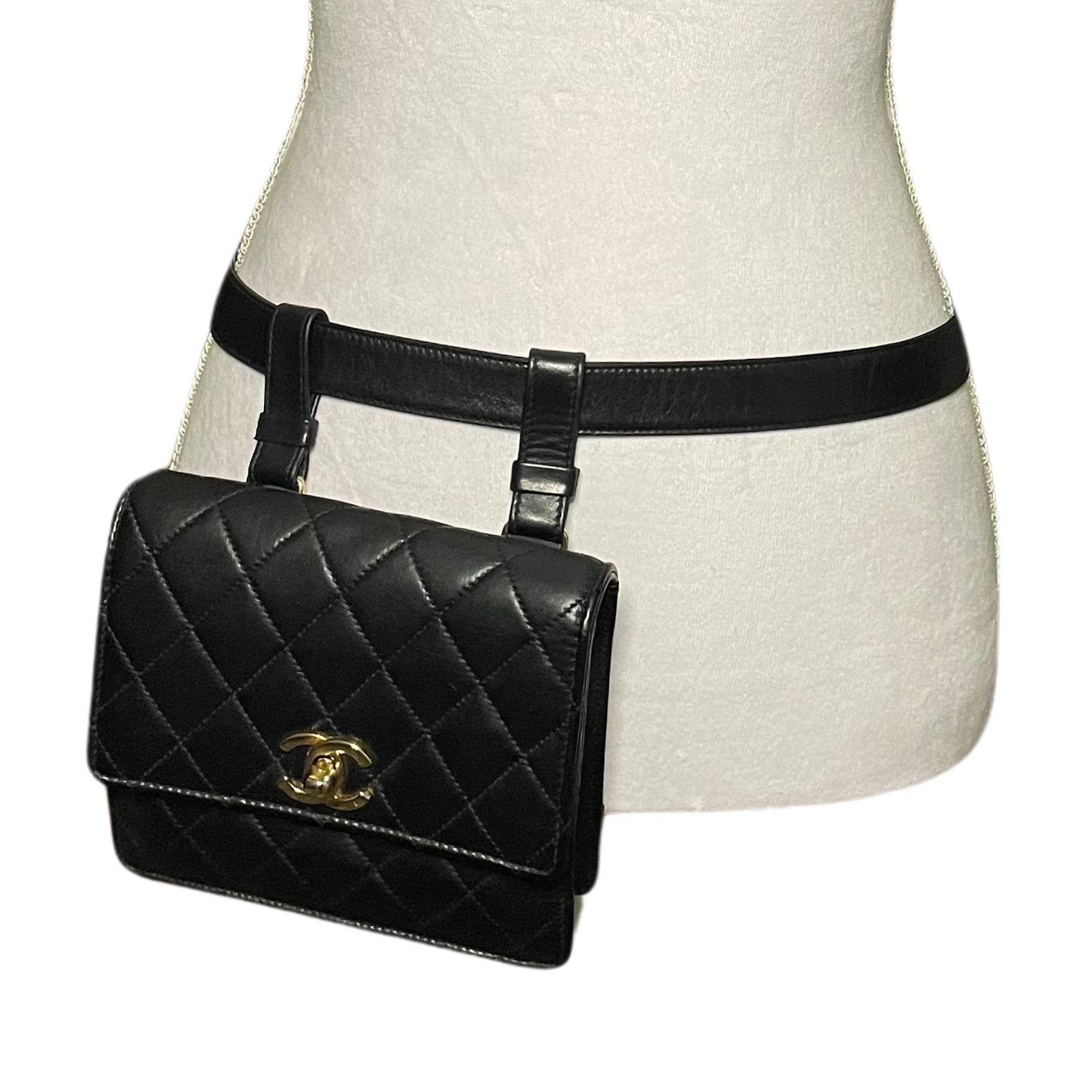 Chanel Coco Mark Turnlock Belt Bag - Le Look