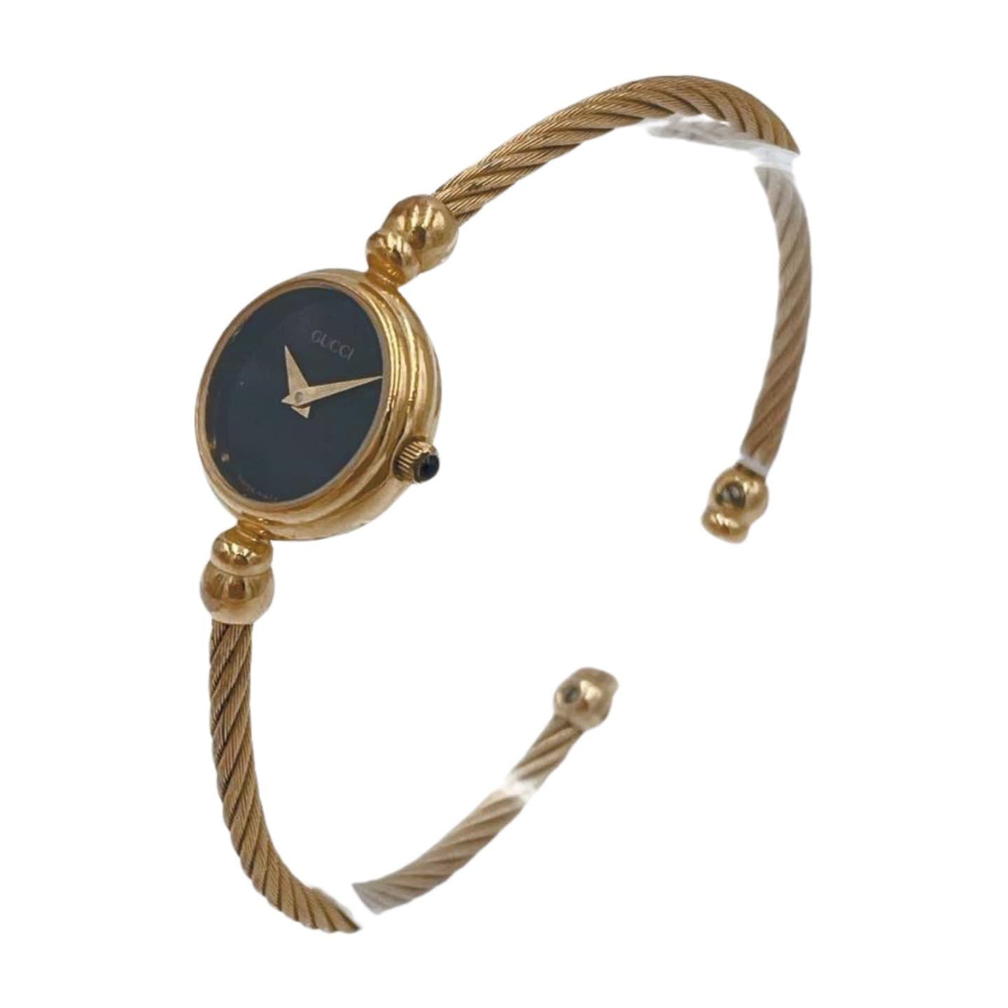 Gucci Gold Bangle Watch - Le Look