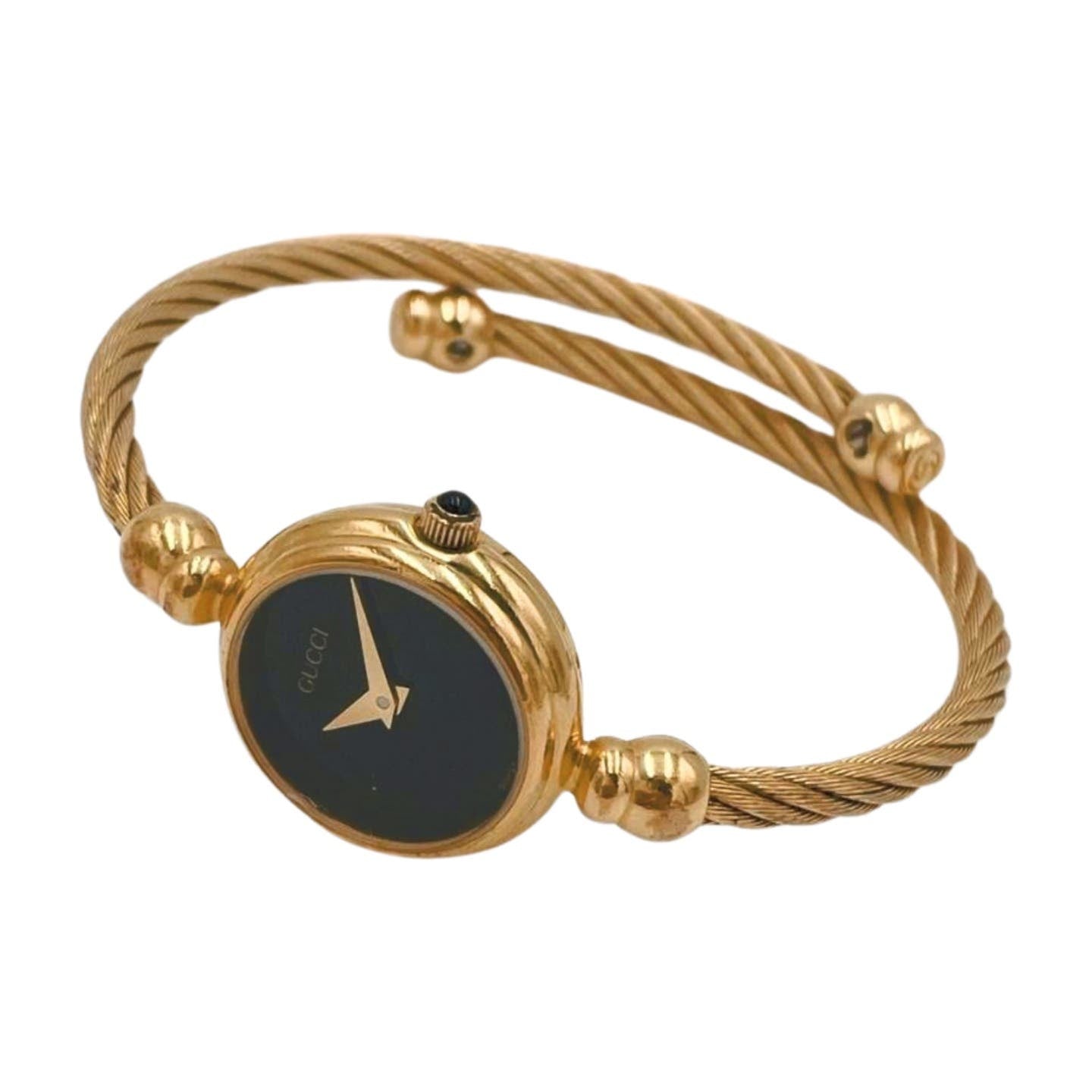 Gucci Gold Bangle Watch - Le Look