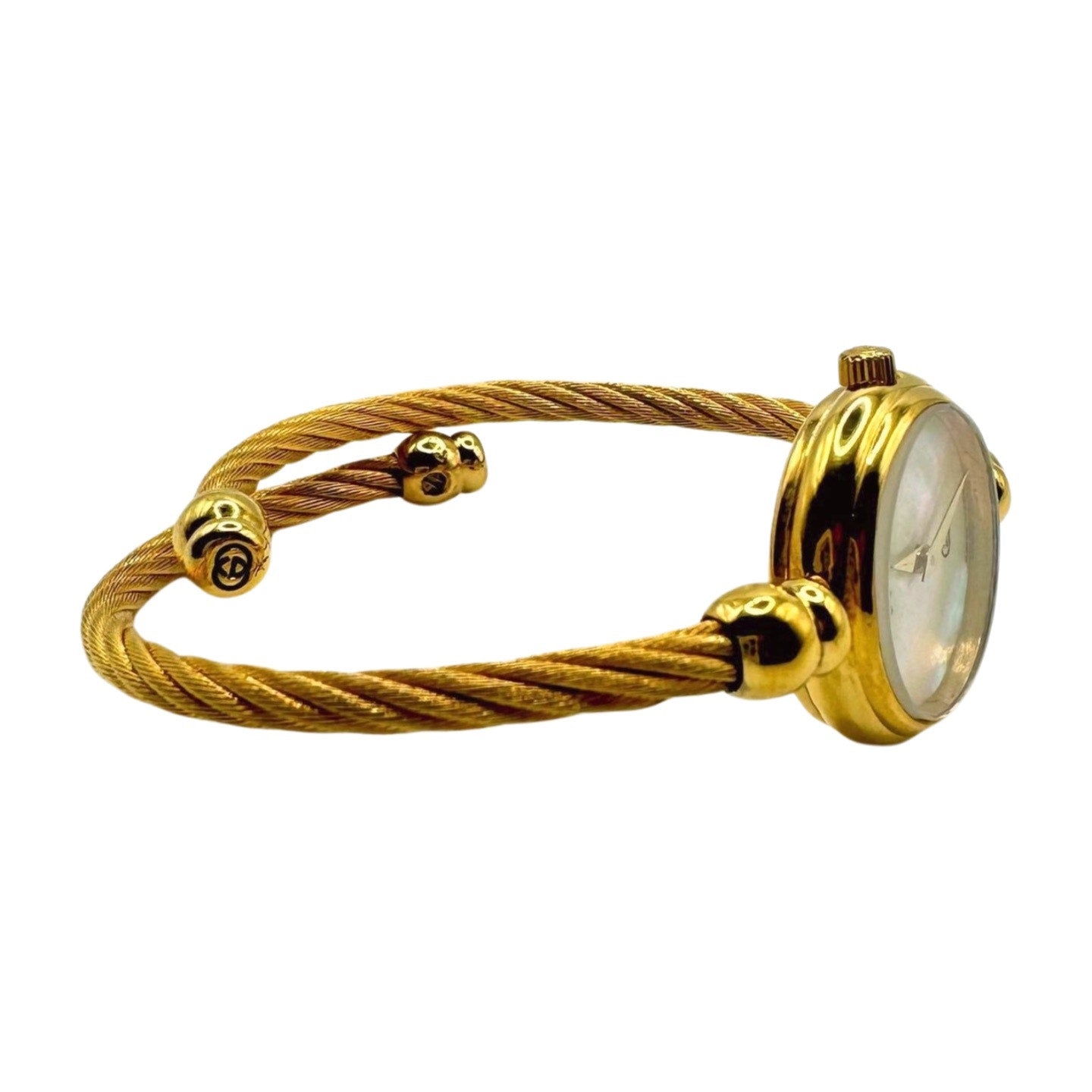 Gucci Gold Cable Bangle Watch - Le Look