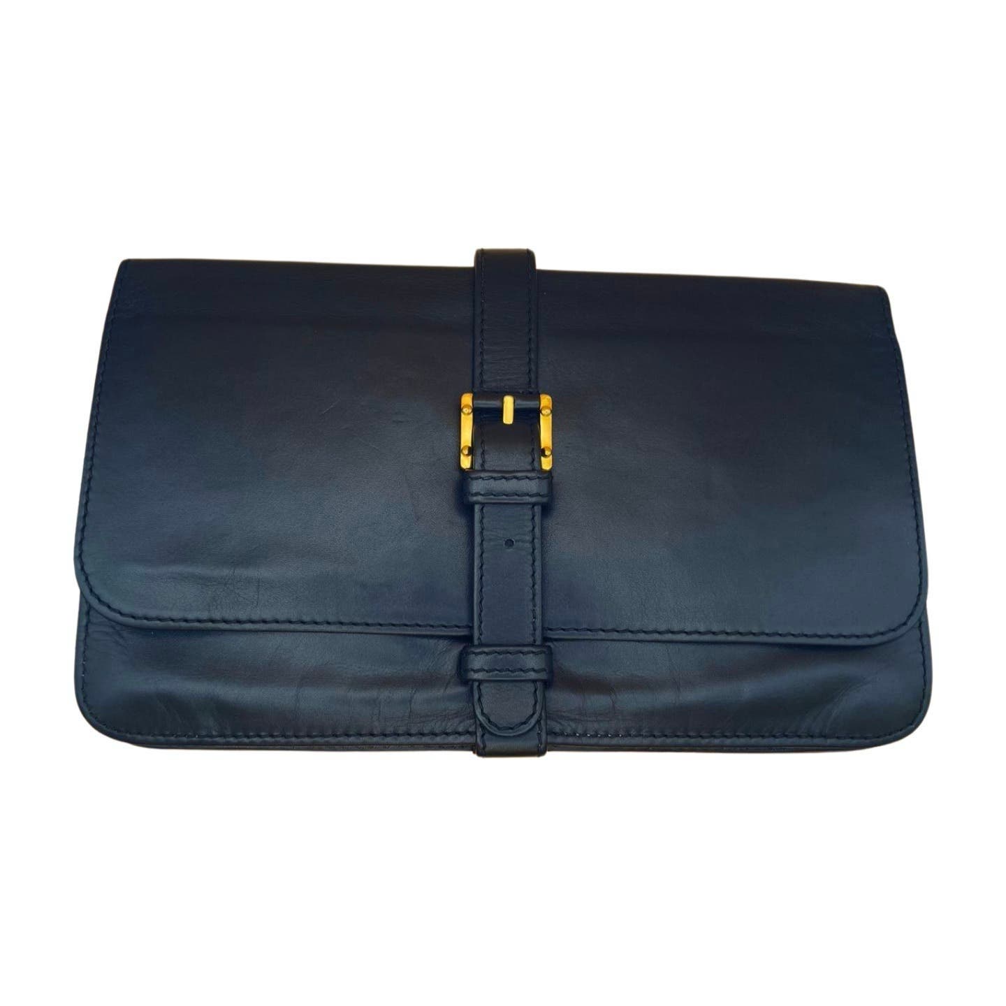 Loewe Black Leather Clutch - Le Look