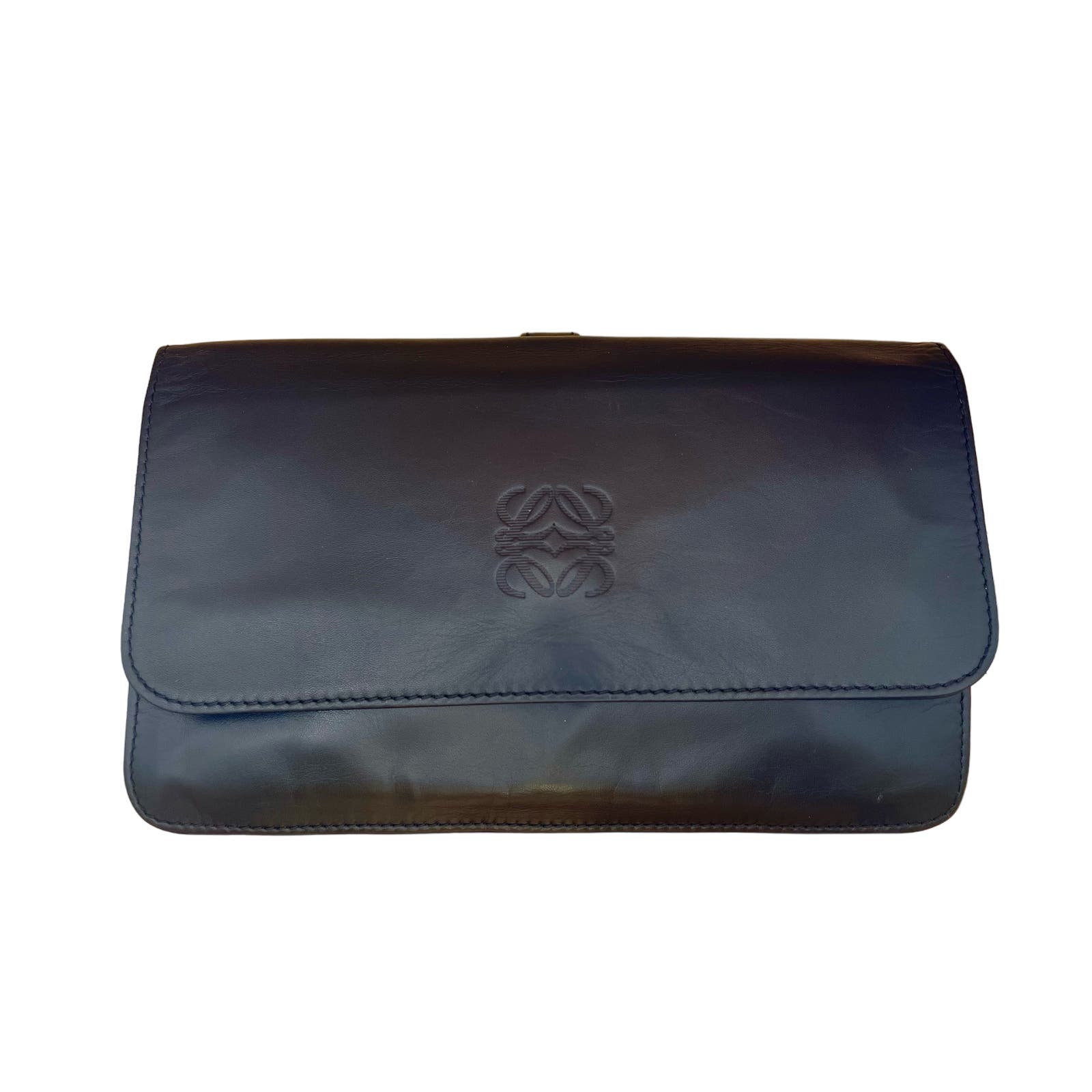 Loewe Black Leather Clutch - Le Look