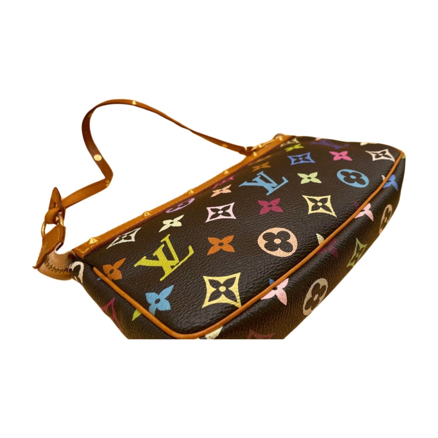 Louis Vuitton Black Multicolor Pochette - Le Look