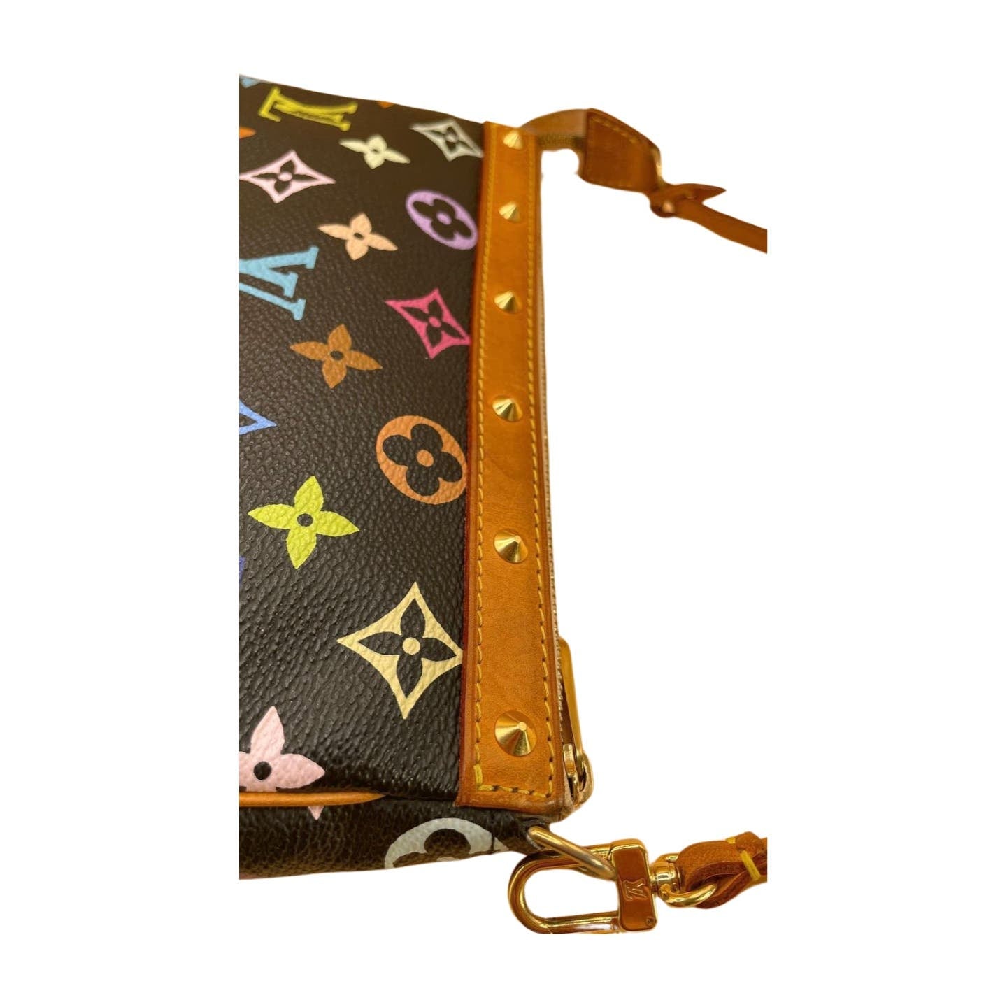 Louis Vuitton Black Multicolor Pochette - Le Look