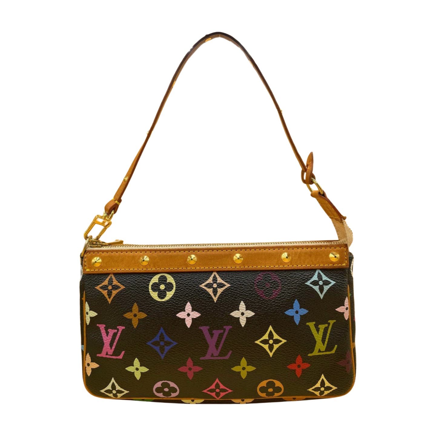 Louis Vuitton Black Multicolor Pochette - Le Look