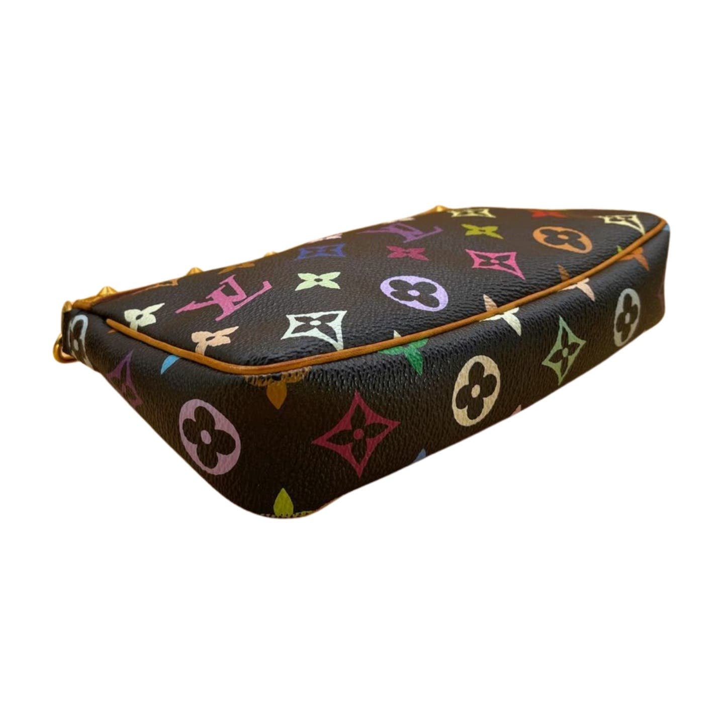 Louis Vuitton Black Multicolor Pochette - Le Look