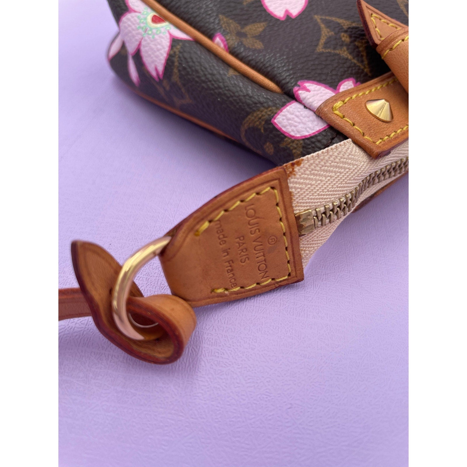 Never Worn Louis Vuitton Cherry Blossom Pochette - Le Look