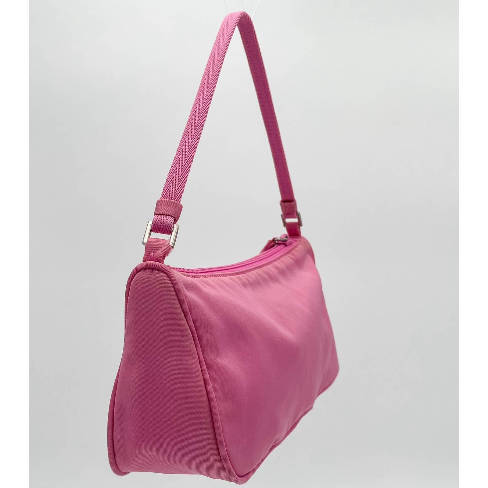 Prada Nylon Shoulder Bag Pink - Le Look