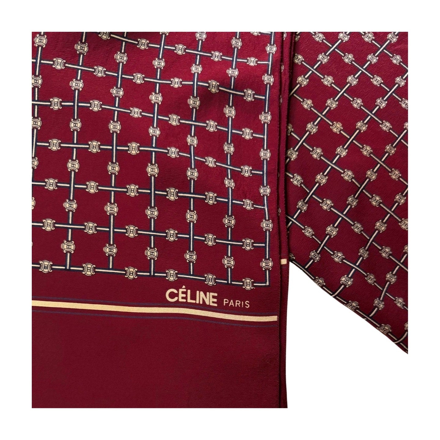 Vintage Celine Long Silk Scarf - Le Look