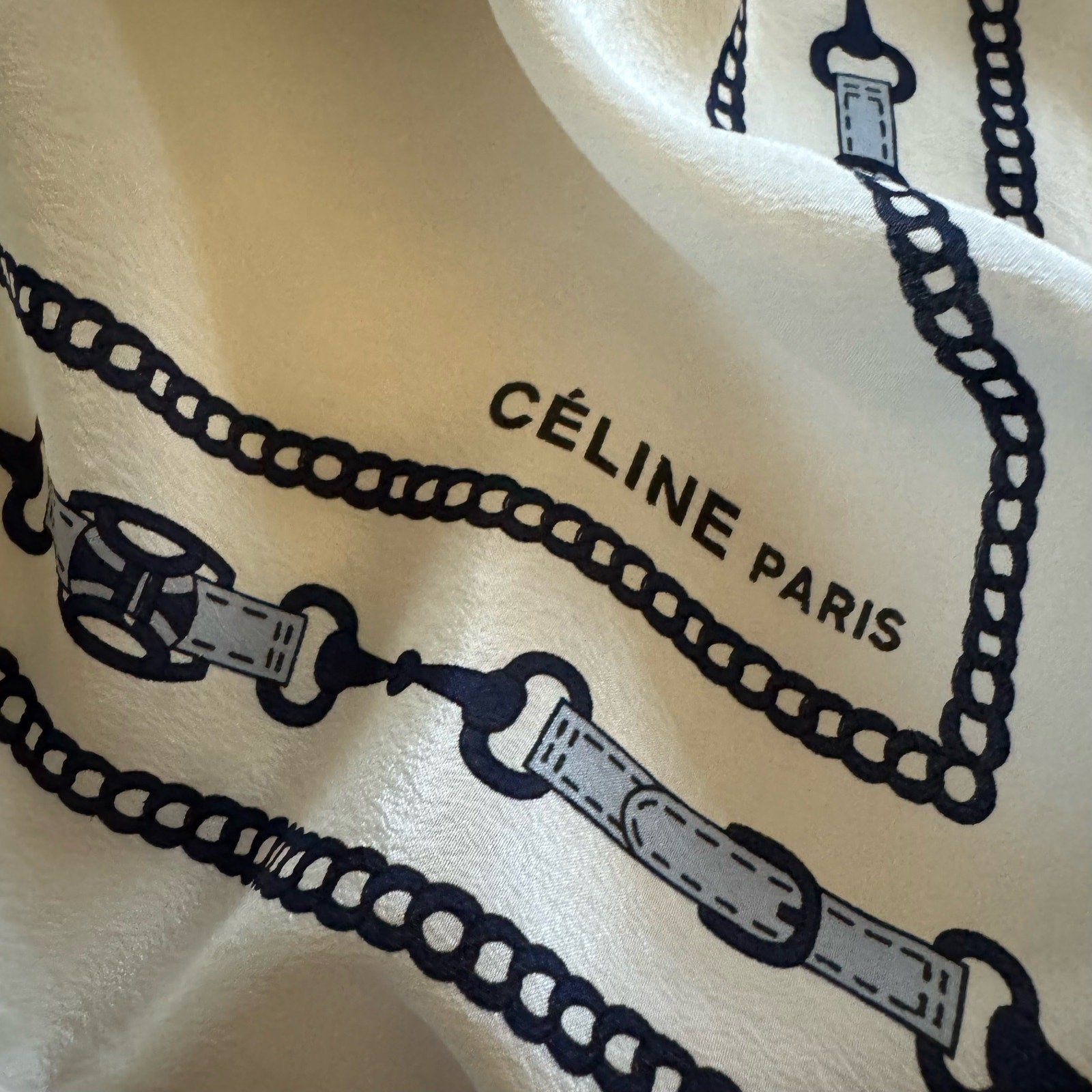 Vintage Celine Silk Scarf - Le Look