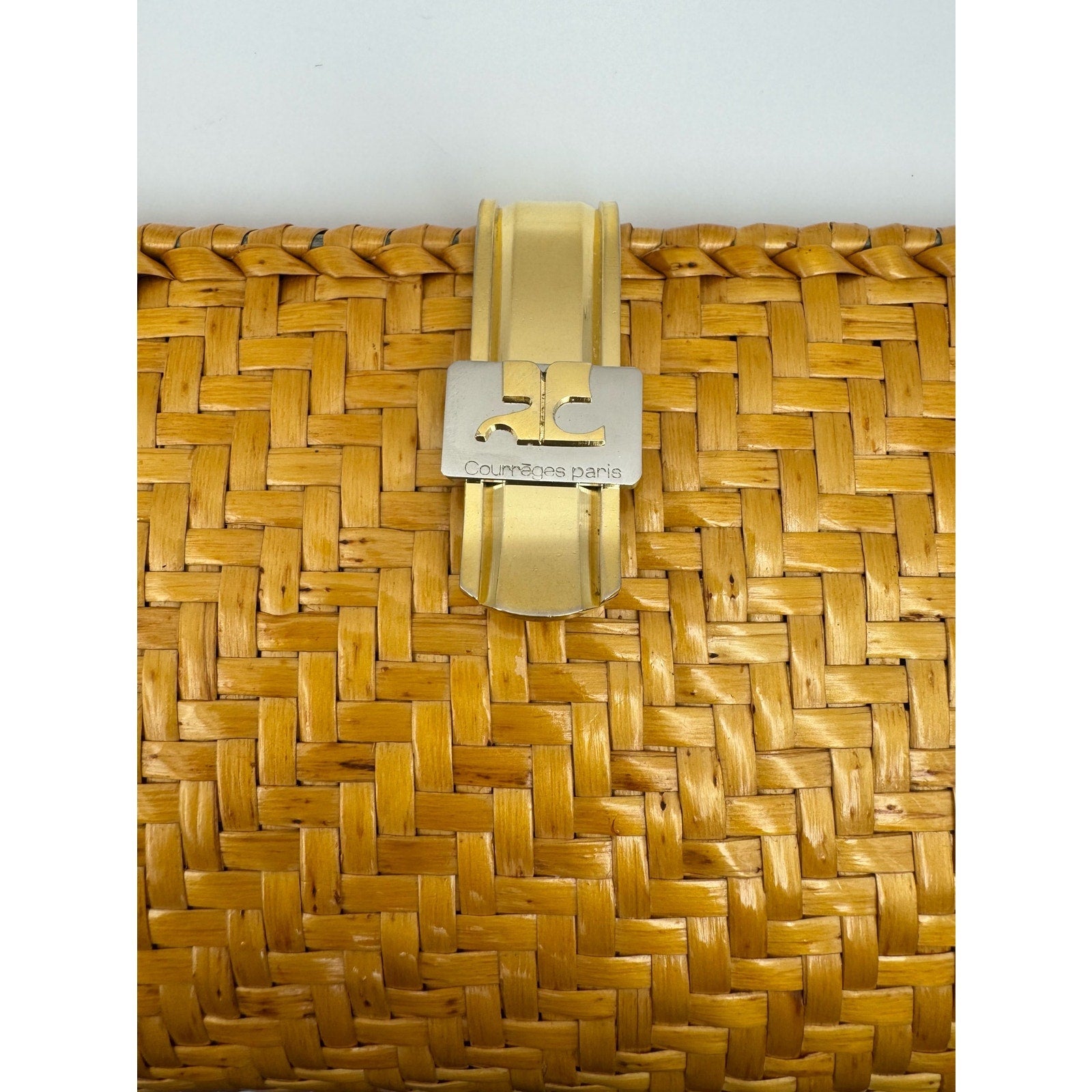 Vintage Courreges Basket Shoulder Bag - Le Look