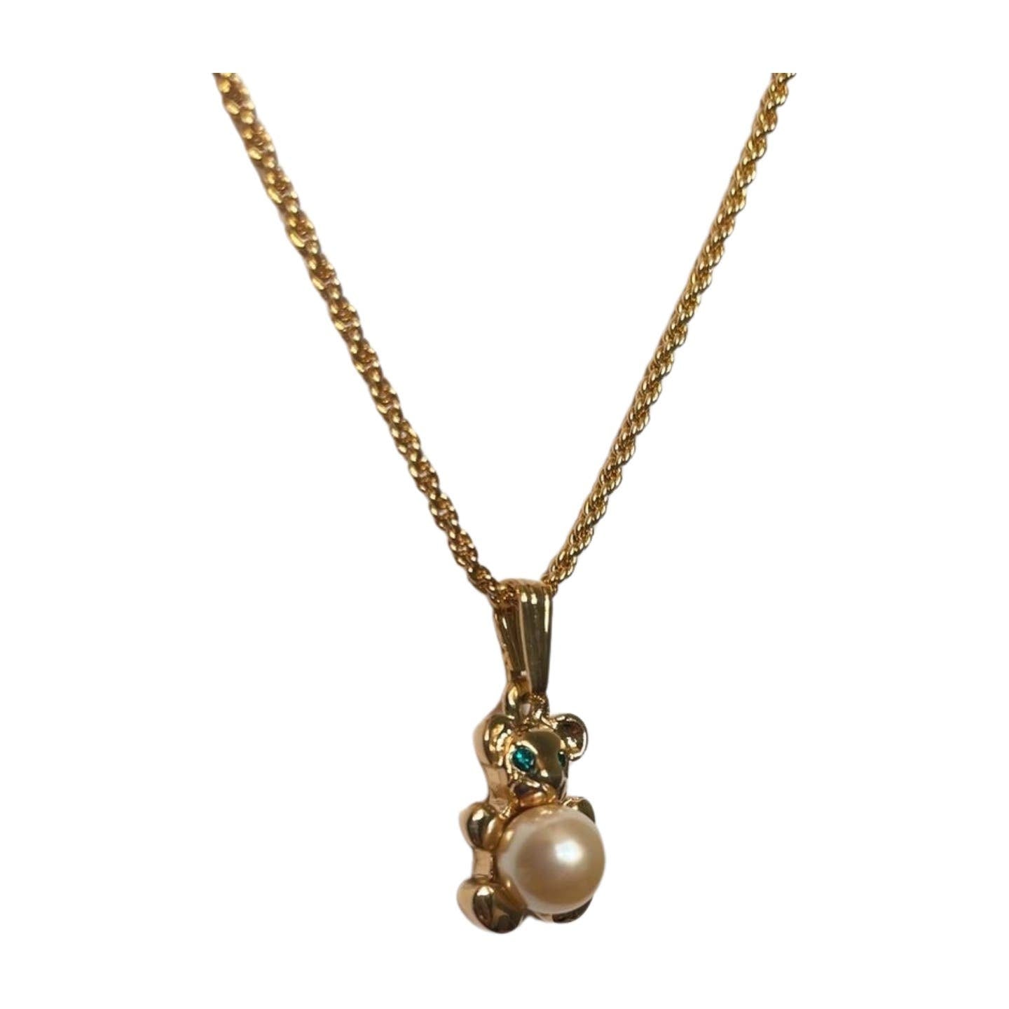 Vintage Courreges Bear Necklace - Le Look