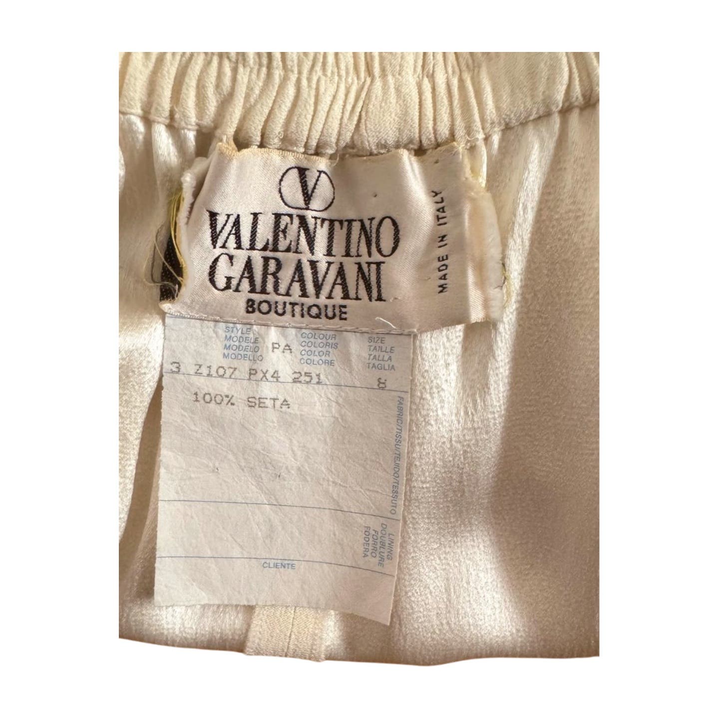 Vintage Valentino Silk Trouser - Le Look