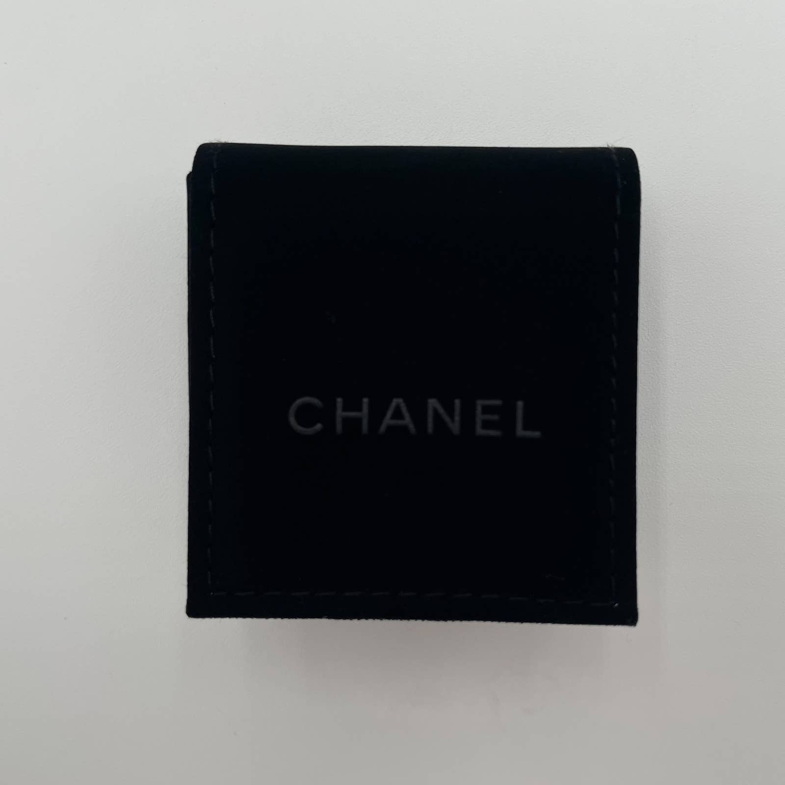 Chanel Gold Logo Stud Earrings - Le Look