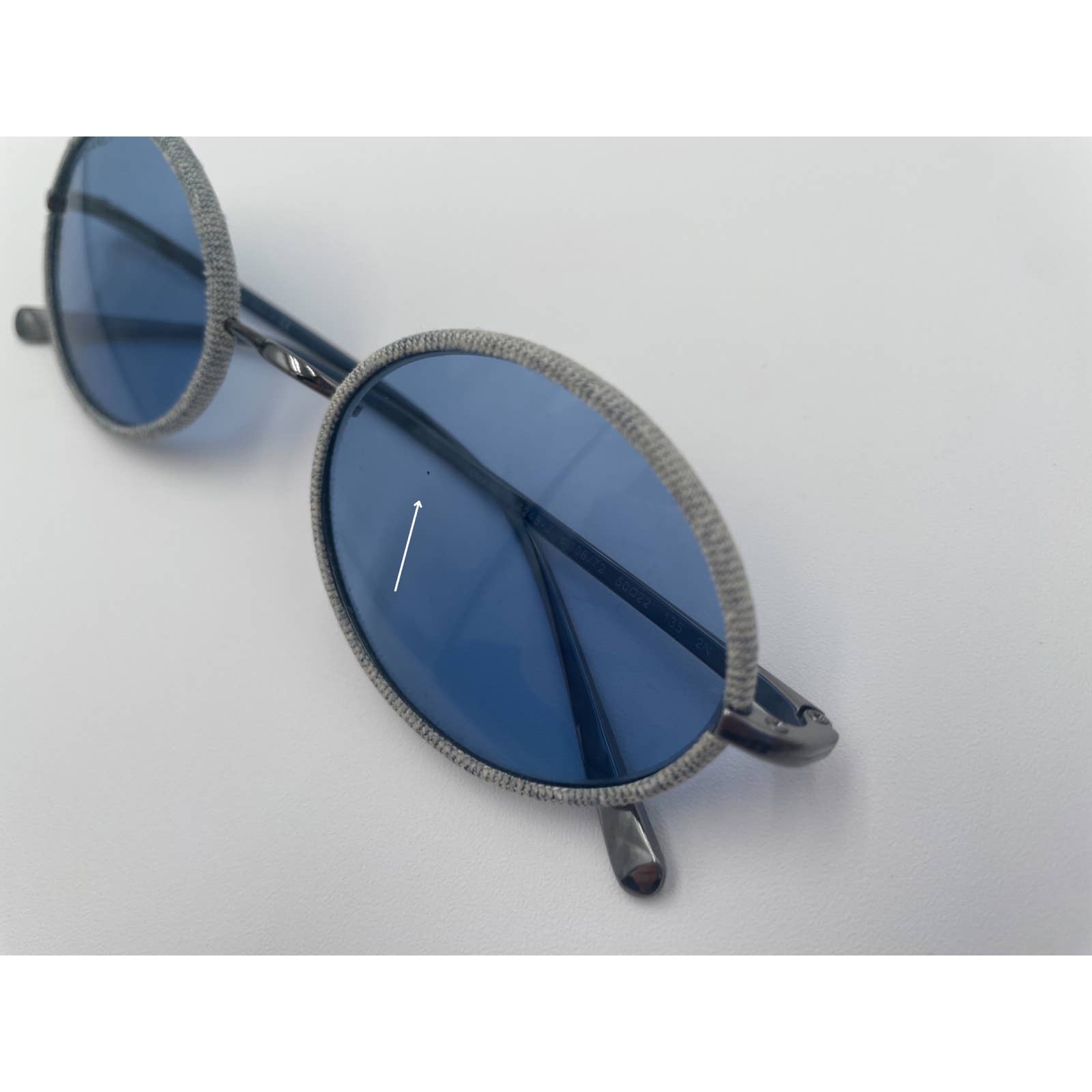 Chanel Metal Denim Oval Sunglasses - Le Look