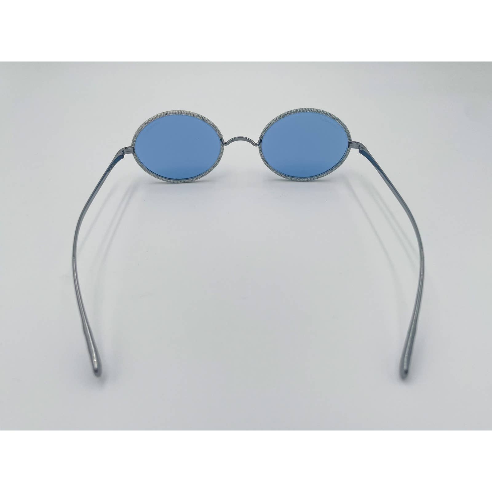 Chanel Metal Denim Oval Sunglasses - Le Look